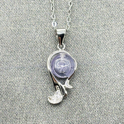 Sterling Silver Zodiac Aroma Necklace - Virgo Aug - Sep | Perfect Birthday Gift | Energy & Healing | Diffuse on the go