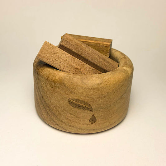 Black Walnut Cup Diffuser | Stylish Home Decor | Waterless Natural Essential Oil Diffusing